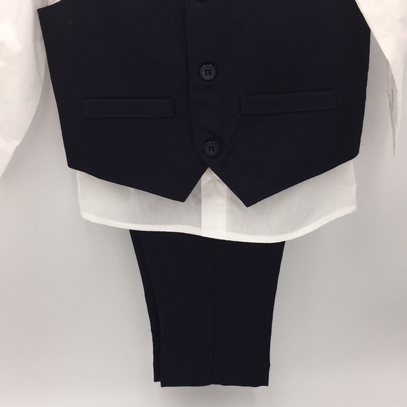 Infant Boys 4 Piece Formal Suit Size 12-18 Months - Picture 3 of 14